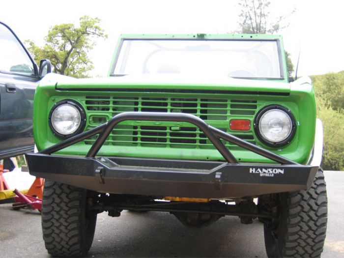 Hanson Offroad FEB1402P EARLY BRONCO PRERUNNER FRONT WINCH BUMPER